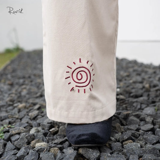ヒナラ刺繍パンツ
