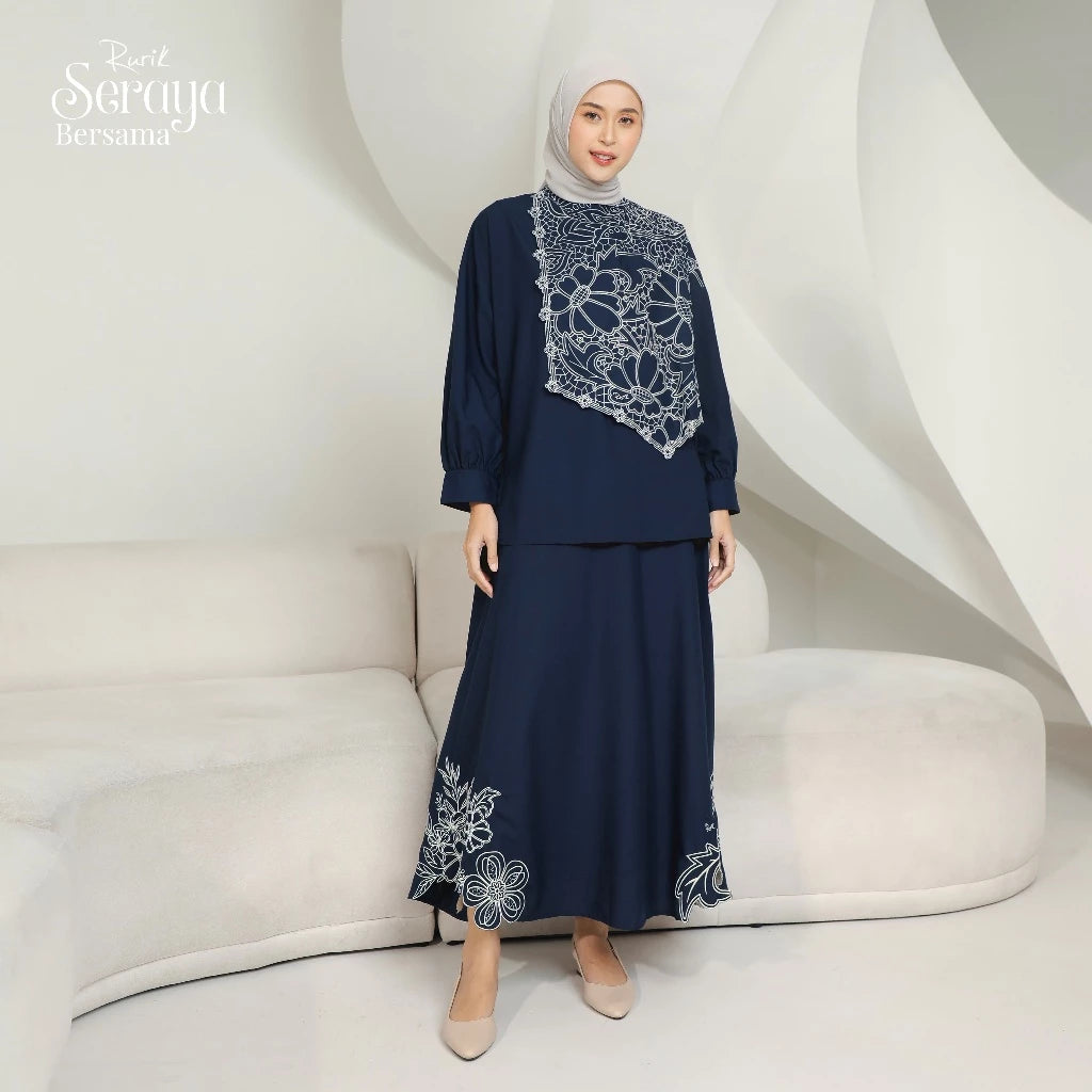 Kalesta Embroidery Shirt & Skirt