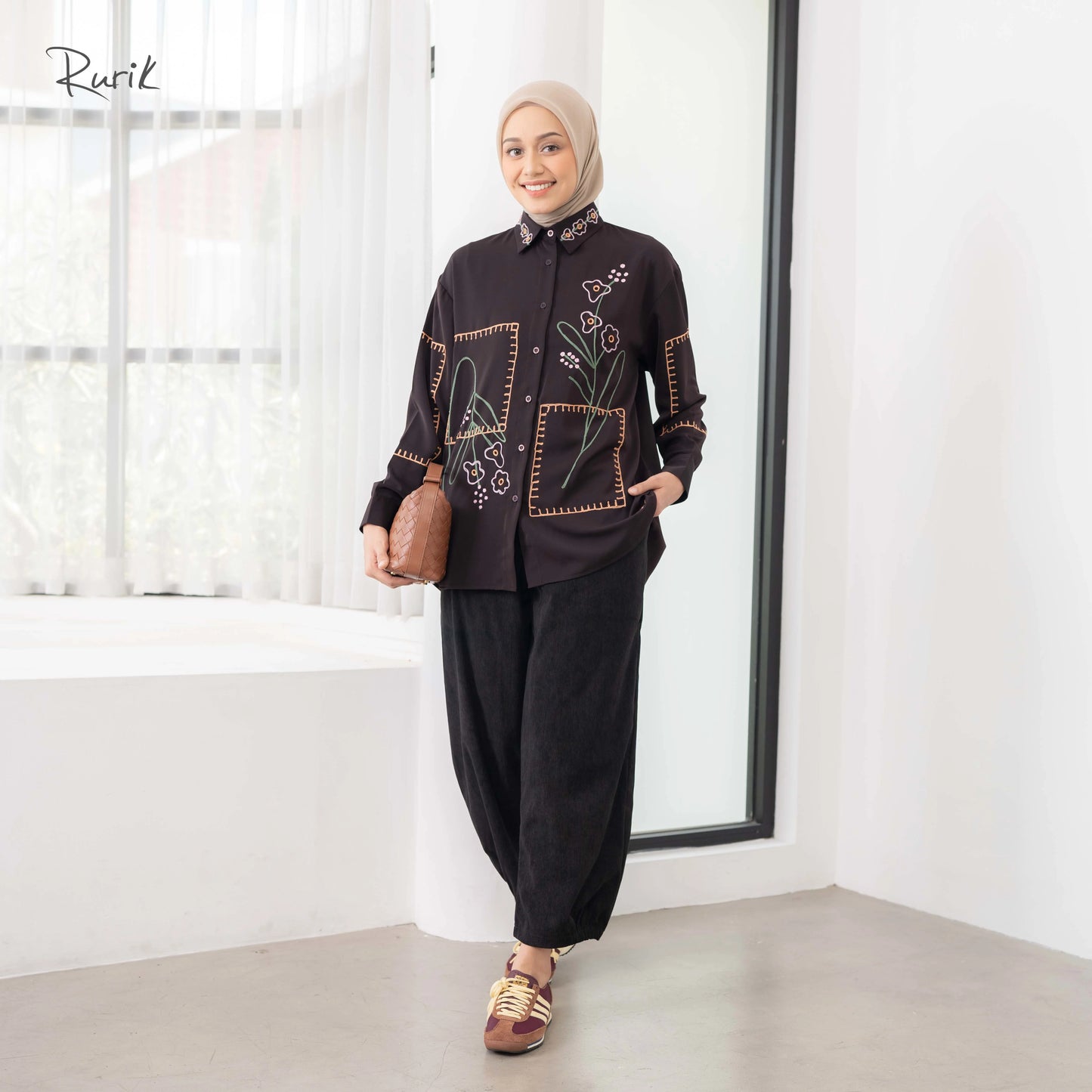 Nebian Embroidery Shirt