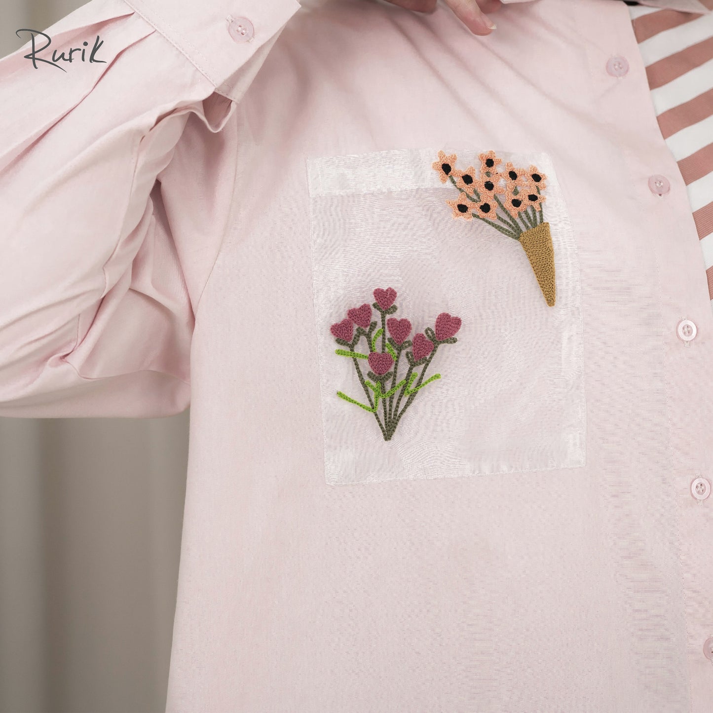 Pivori Embroidery Shirt