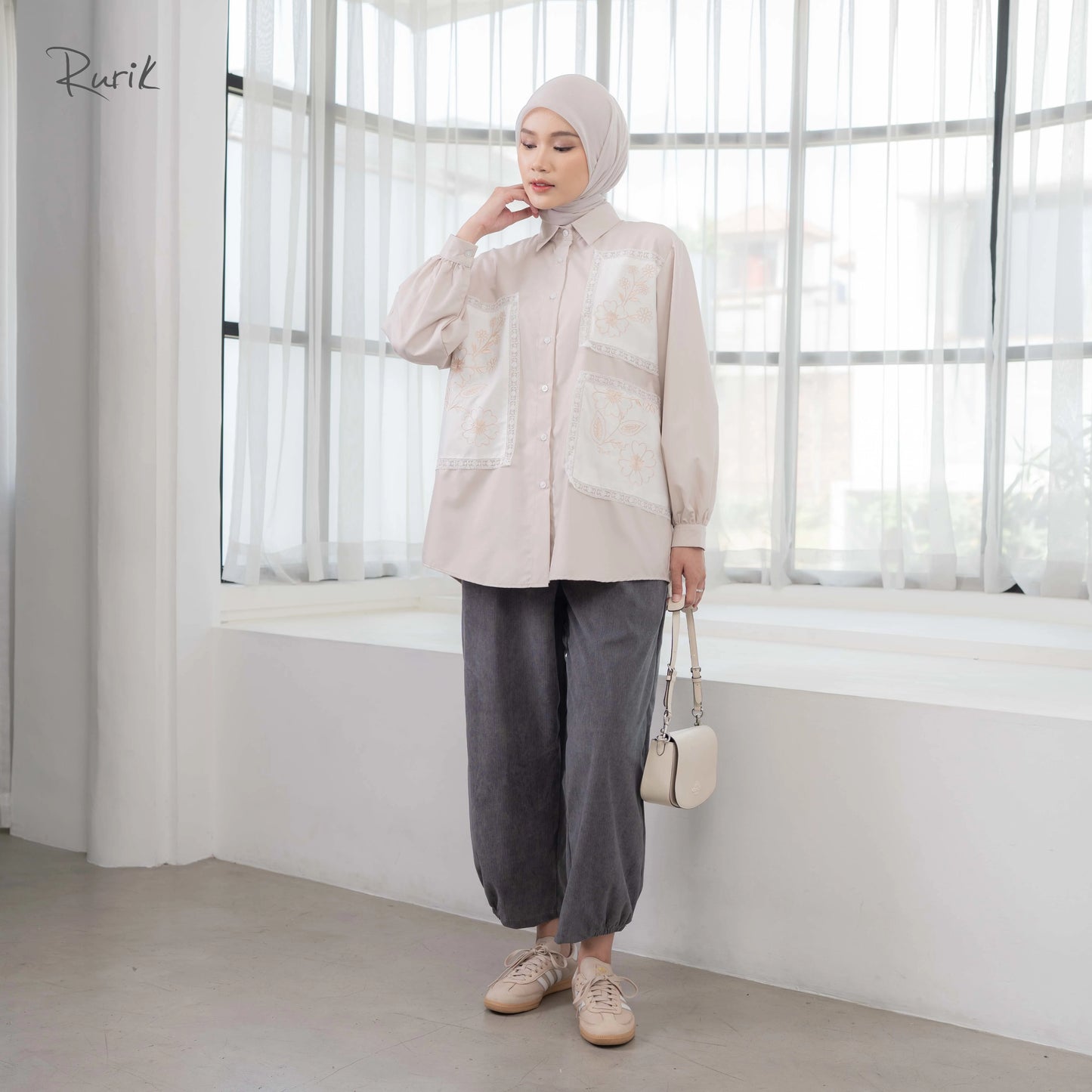 Dineza Embroidery Shirt