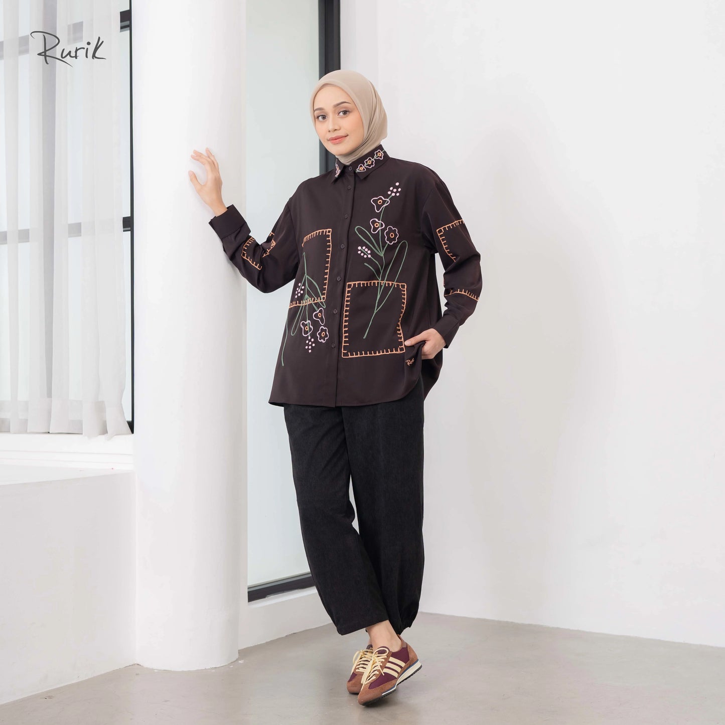 Nebian Embroidery Shirt